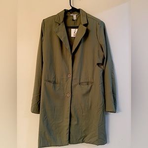 Midi Blazer with side cut outs